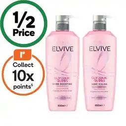 Woolworths L’Oréal Elvive Shampoo or Conditioner 800ml offer