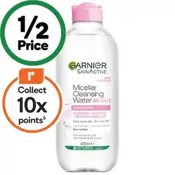 Woolworths Garnier Skin Active Micellar Cleansing Water All-In-1 offer