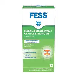 Woolworths Fess Nasal & Sinus Saline Wash Kit Gentle Strength offer