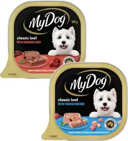 Coles My Dog Dog Food Tray offer