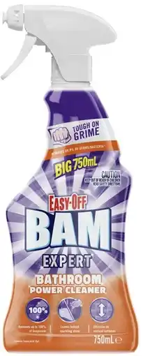 Coles Easy Off Bam Bathroom Cleaning Spray offer