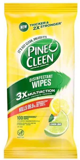 Coles Pine O Cleen Disinfectant Wipes offer
