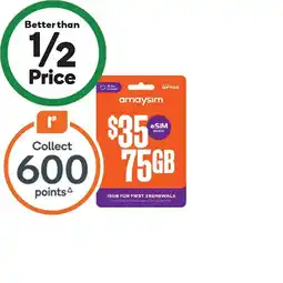 Woolworths Amaysim $35 Starter Pack offer