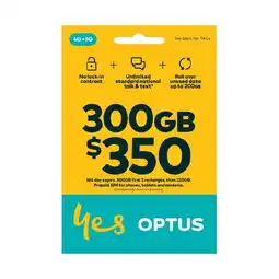 Woolworths Optus $350 SIM Starter Kit offer