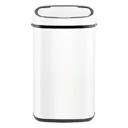 Woolworths Devanti Motion Sensor Bin Rubbish Automatic White offer