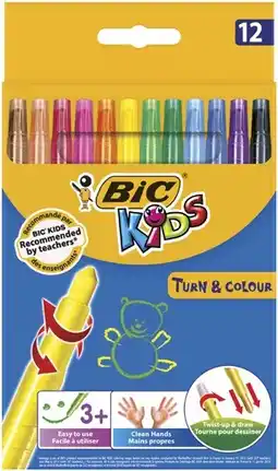 Coles Bic Kids Turn & Colour Crayons offer