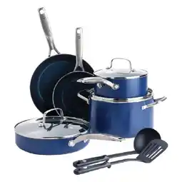 Woolworths Blue Diamond 10 Piece Cookware Set offer