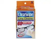 Coles Clearwipe Lens Cleaner Wipes 60 Pack offer