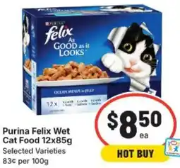 IGA Purina Felix Wet Cat Food offer
