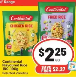 IGA Continental Flavoured Rice offer