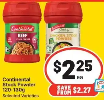 IGA Continental Stock Powder offer