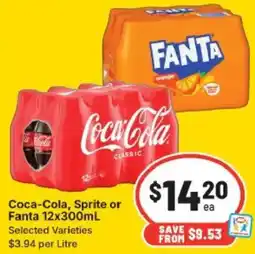 IGA Coca-Cola, Sprite or Fanta offer