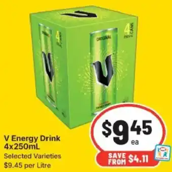 IGA V Energy Drink offer