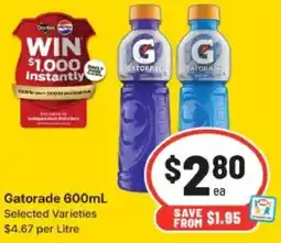 IGA Gatorade offer