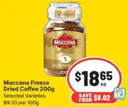 IGA Moccona Freeze Dried Coffee offer