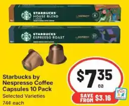 IGA Starbucks by Nespresso Coffee offer
