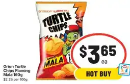 IGA Orion Turtle Chips Flaming Mala offer