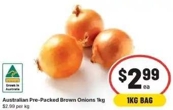 IGA Australian Pre-Packed Brown Onions offer
