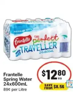 IGA Frantelle Spring Water offer