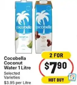 IGA Cocobella Coconut Water 1 Litre offer