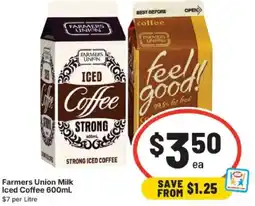 IGA Farmers Union Milk Iced Coffee offer