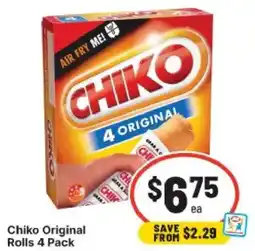 IGA Chiko Original Rolls offer