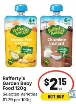 IGA Rafferty's Garden Baby Food offer