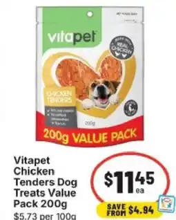 IGA Vitapet Chicken Tenders Dog Treats Value pack offer