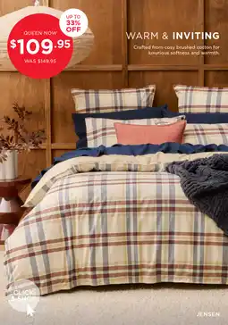Bed Bath N' Table Crafted from cosy brushed cotton for luxurious softness and warmth offer