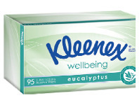 Kleenex Facial Tissues Eucalyptus 95 Pack