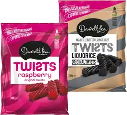 IGA Darrell Lea Liquorice Share‑280g Selected Varieties offer