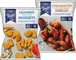 IGA Steggles Chicken Wing Nibbles, Nuggets or Fingers 1kg Selected Varieties offer