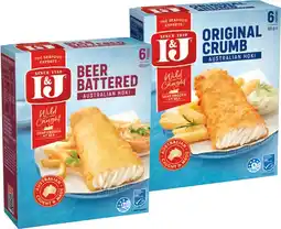 IGA I&J Australian Hoki Crumb or Beer Battered 425g Selected Varieties offer
