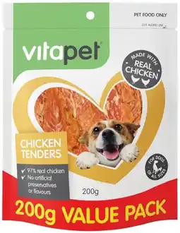 IGA Vitapet Chicken Tenders Dog Treats Value Pack offer