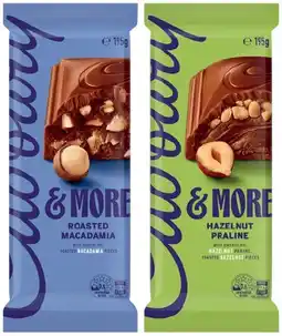 IGA NEW Cadbury & More Chocolate Block Selected Varieties offer