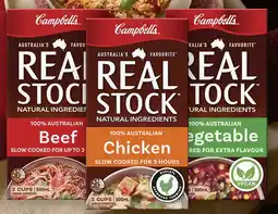 IGA Campbell’s Real Stock Selected Varieties offer