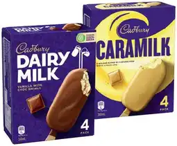IGA Cadbury Ice Cream Sticks Selected Varieties offer