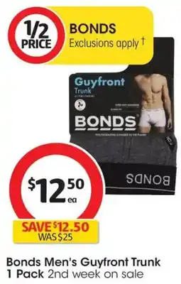 Coles Bonds Men's Guyfront Trunk offer