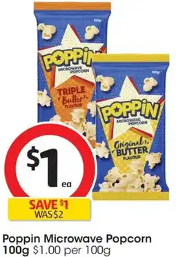 Coles Poppin Microwave Popcorn offer