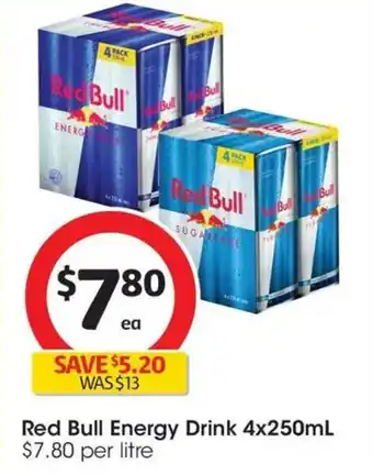 Coles Red Bull Energy Drink offer