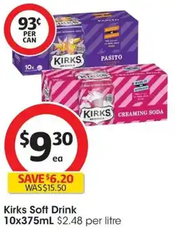 Coles Kirks Soft Drink offer