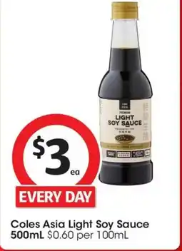 Coles Coles Asia Light Soy Sauce offer