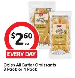 Coles Coles All Butter Croissants offer