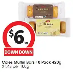 Coles Coles Muffin Bars offer