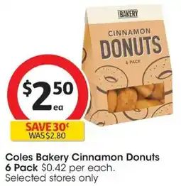 Coles Coles Bakery Cinnamon Donuts offer
