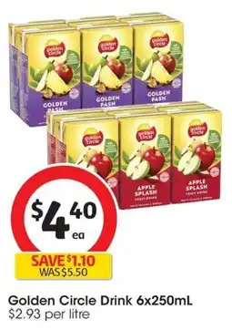 Coles Golden Circle Drink offer