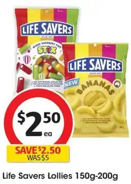 Coles Life Savers Lollies offer