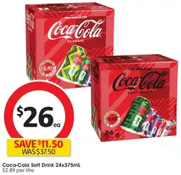 Coles Coca-Cola Soft Drink offer