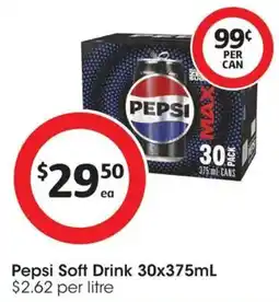 Coles Pepsi Soft Drink offer