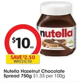 Nutella Hazelnut Chocolate Spread